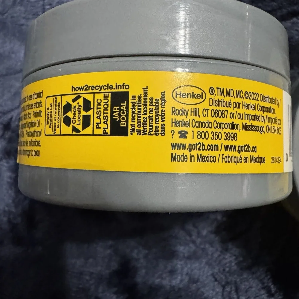 Got2b Glued Spiking Wax‎ 2oz Lot of 2 NEW Strong Hold Hair Styling Product